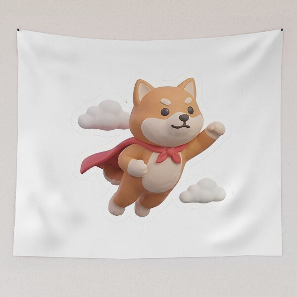 Item preview, flying cuteness dog designed and sold by stray66udeen.