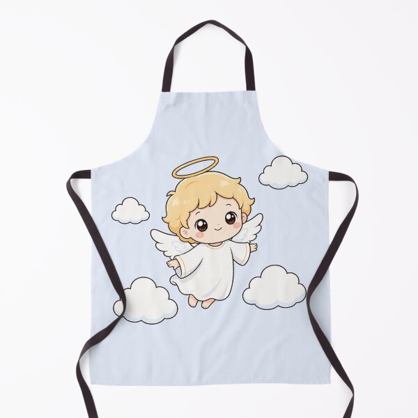 Item preview, Cute Kawaii Baby Angel Flying in Clouds designed and sold by Seculinator.