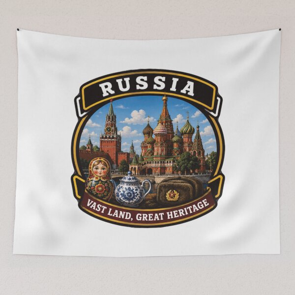 Item preview,  Russia – Land of Endless Horizons designed and sold by GnuArt.