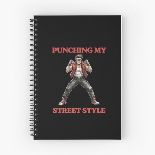Item preview, 90s Punching My Street Style Retro Art designed and sold by RamjoVerse.