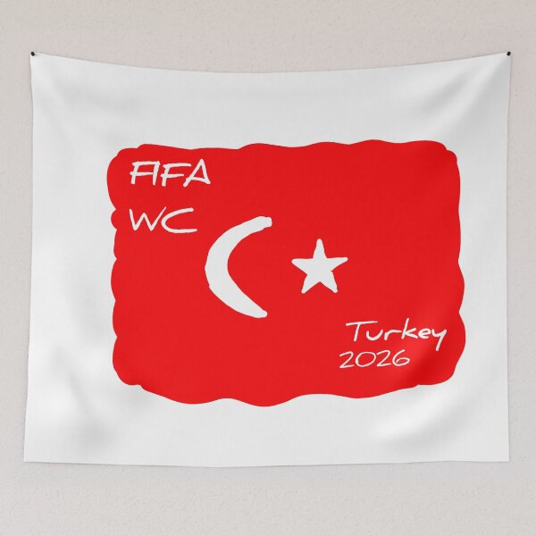 Item preview, Turkey FIFA WC 2026  designed and sold by Simplty.