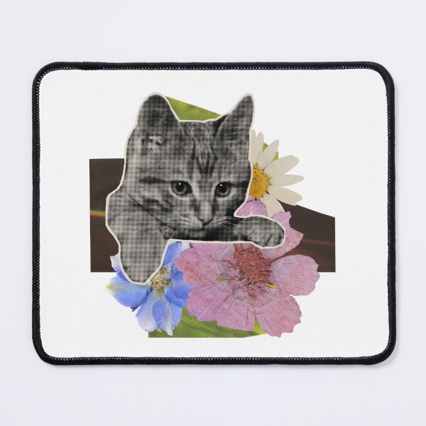 Item preview, Cute Cat Flower Collage Pop Art designed and sold by T-Shawty.