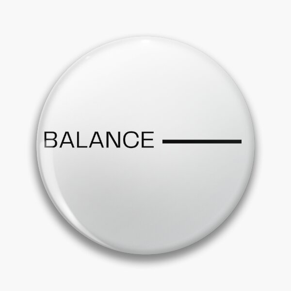 Item preview, Balance Minimalist Typography Sticker | Modern Mindful Aesthetic designed and sold by ModernMoodCo.