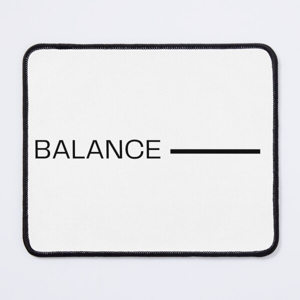 Item preview, Balance Minimalist Typography Sticker | Modern Mindful Aesthetic designed and sold by ModernMoodCo.