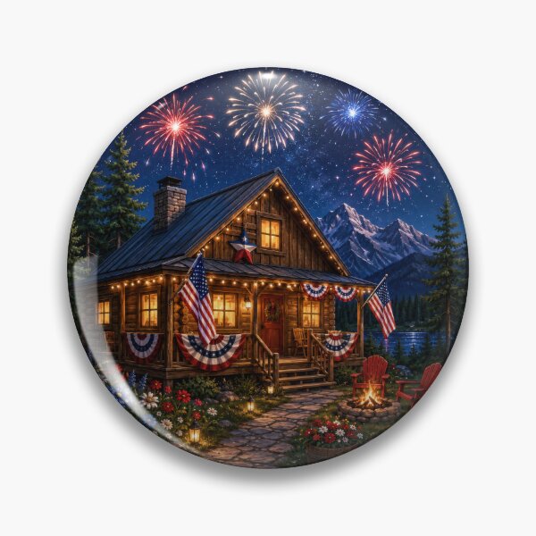 Item preview, 4th of July Wilderness Retreat designed and sold by jgvisualarts.