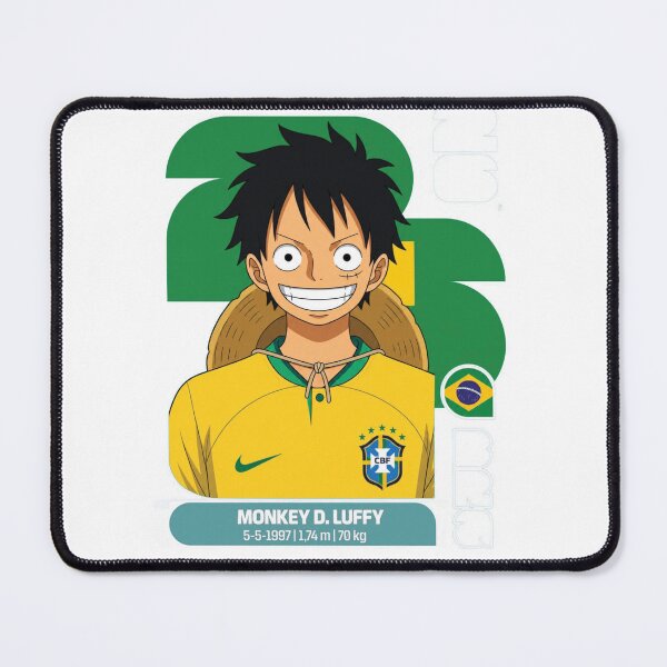 Item preview, Monkey D. Luffy Brazil Football Card designed and sold by myJPEG.