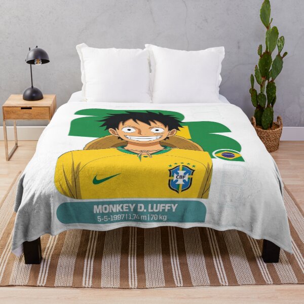 Item preview, Monkey D. Luffy Brazil Football Card designed and sold by myJPEG.