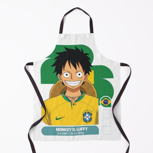 Item preview, Monkey D. Luffy Brazil Football Card designed and sold by myJPEG.