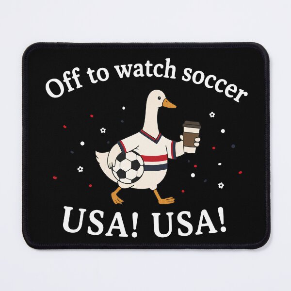 Item preview, Off To Watch Soccer USA USA Mom Goose Football Fan  designed and sold by VGAfanatic.