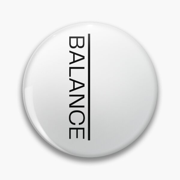 Item preview, Balance Minimalist Typography Sticker | Modern Mindful Aesthetic designed and sold by ModernMoodCo.
