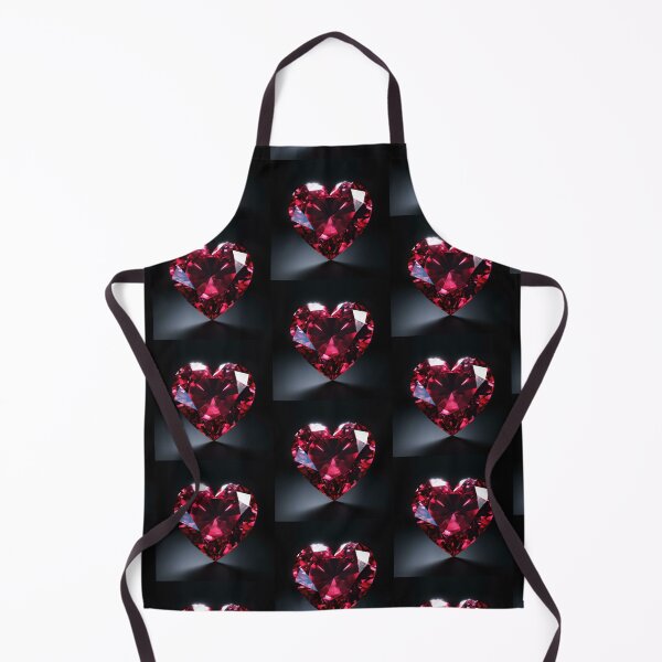 Item preview, Red Sapphire Diamond Heart Design designed and sold by Heavens Blueprint & Designs.
