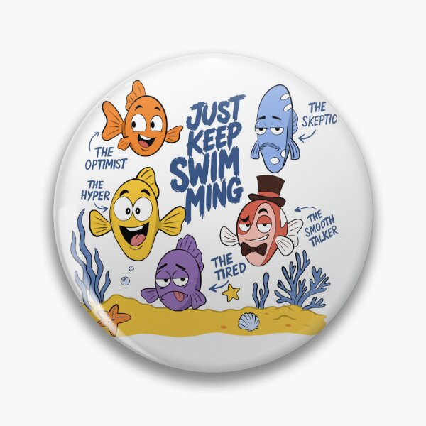 Item preview, Funny Fish Personalities designed and sold by RitaRuni1992.
