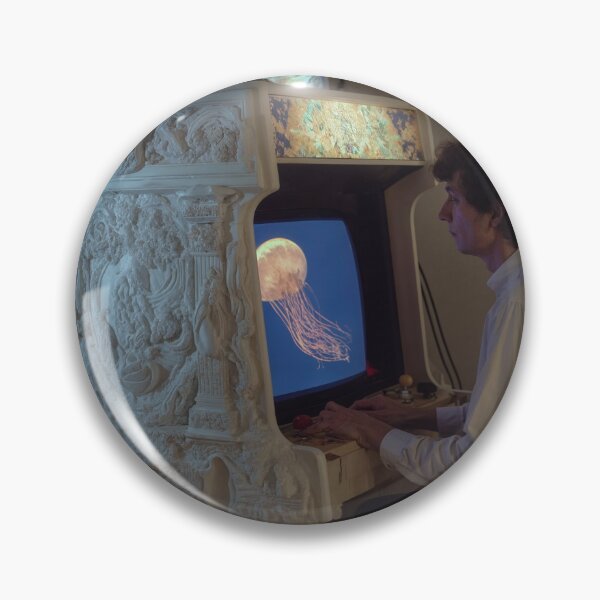 Item preview, RETRO ART FISHTANK JELLYFISH ARCADE GAME ₊˚⊹⋆ designed and sold by couldawentpro.