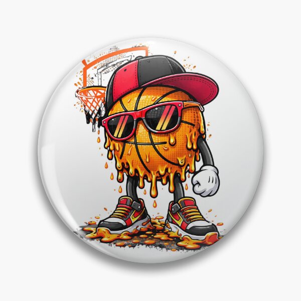 Item preview, Basketball Fan Cartoon Sticker | Basketball Supporter Design designed and sold by aminesez22.