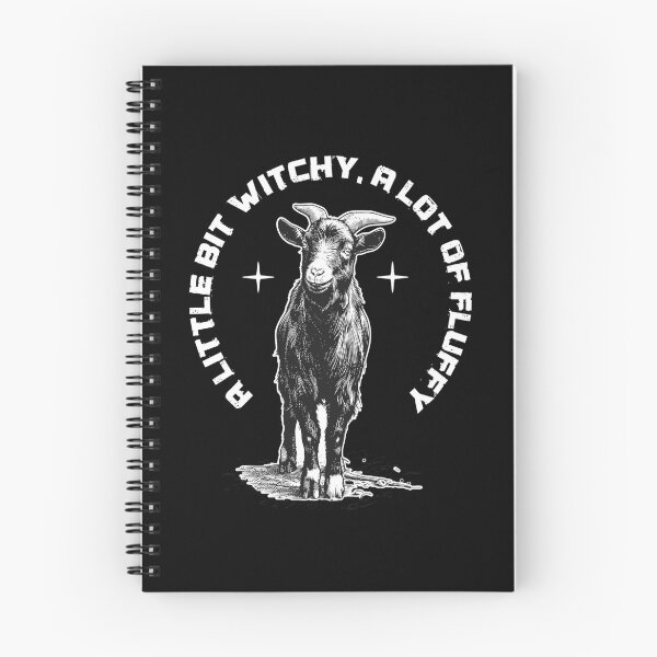 Item preview, A Little Bit Witchy A Lot Of Fluffy Cute Goat Art designed and sold by LinaValearte.