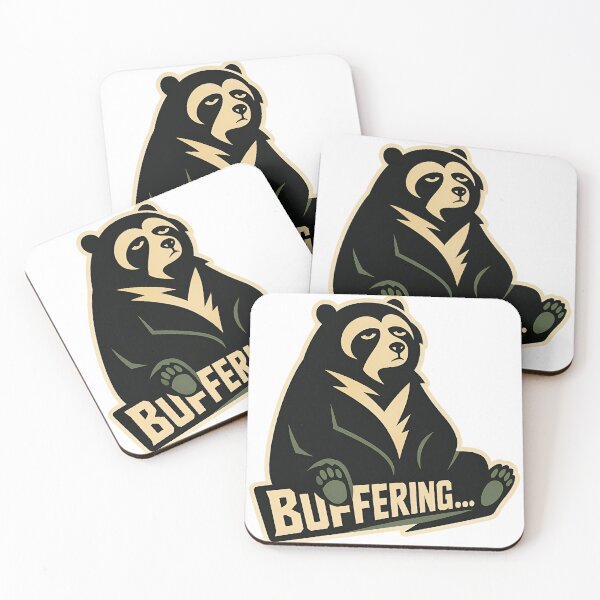 Item preview, Buffering spectacled bear (Samurai Jack Inspired) designed and sold by RupacDesign.
