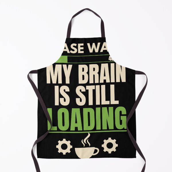 Item preview, My Brain Is Still Loading Funny Coffee Lover Introvert T-Shirt designed and sold by Uvclick.