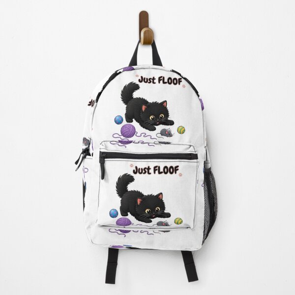 Item preview, Just FLOOF – Cute Black Cat designed and sold by lumar23.