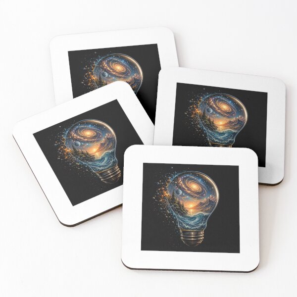 Item preview, Lightbulb containing the world, the universe, the stars and the planets  designed and sold by carlsmart1.