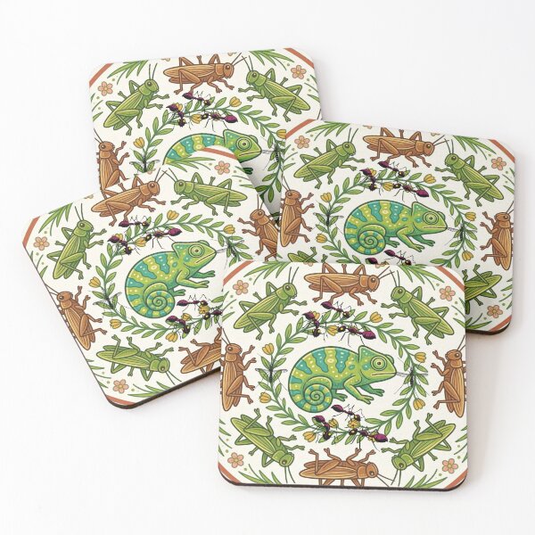 Item preview, Chameleon Insect Mandala designed and sold by Lougud.