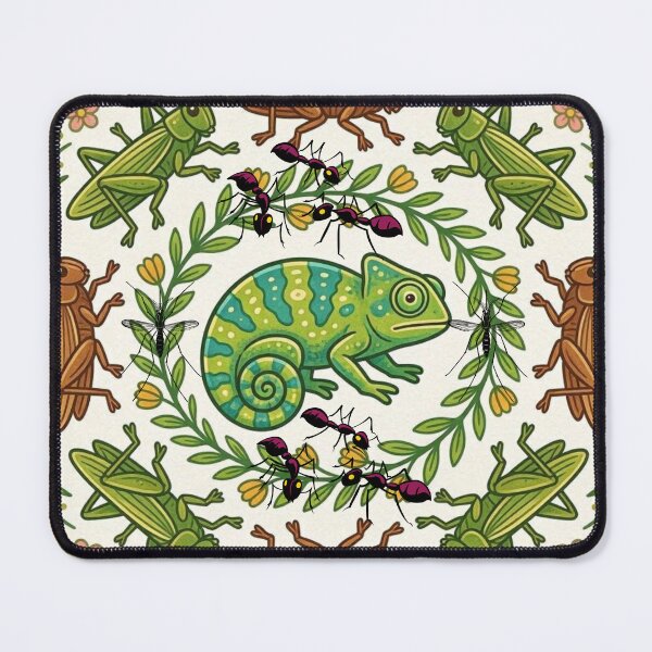 Item preview, Chameleon Insect Mandala designed and sold by Lougud.