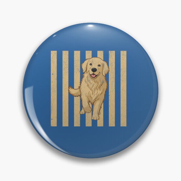Item preview, Golden Retriever and Stipes  designed and sold by donwillisjrart.