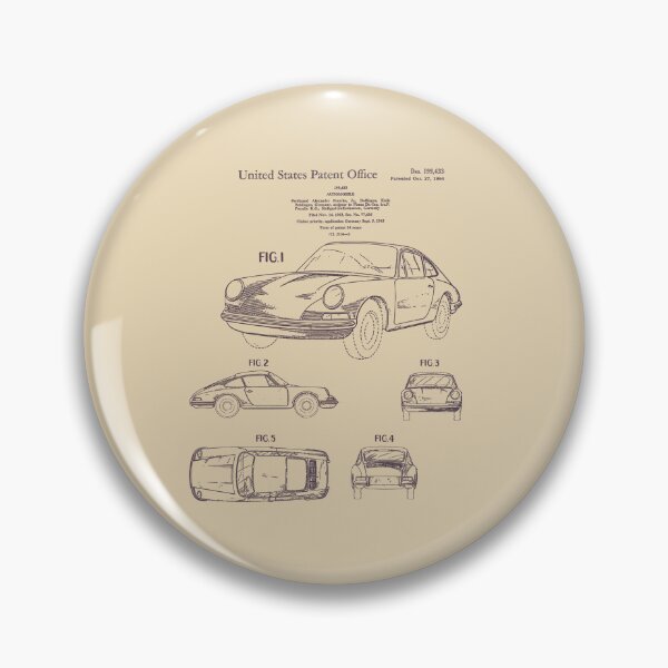 Item preview, Classic Patent designed and sold by Throttle & Threads.