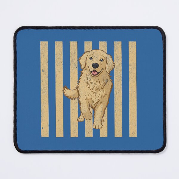 Item preview, Golden Retriever and Stipes designed and sold by donwillisjrart.