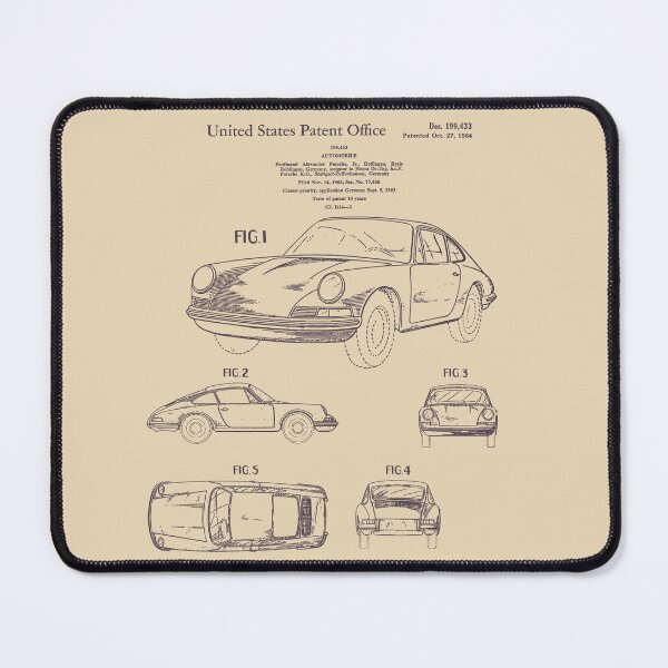 Item preview, Classic Patent designed and sold by Throttle & Threads.
