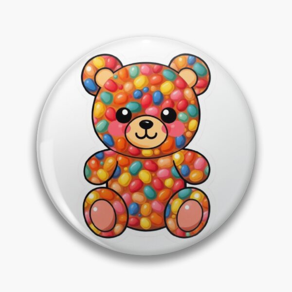 Item preview, Jellybean Bear Kawaii Sticker designed and sold by Stylestickers55.