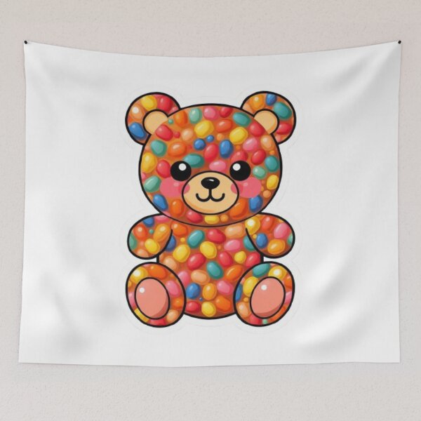 Item preview, Jellybean Bear Kawaii Sticker designed and sold by Stylestickers55.