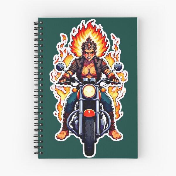 Aperçu de l'œuvre Reine rebelle gothique à moto créée et vendue par Neer arts.