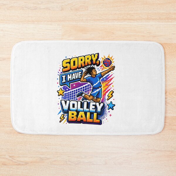 Item preview, Sorry I Have Volleyball Pixel Art designed and sold by LeCoinDeFredPro.