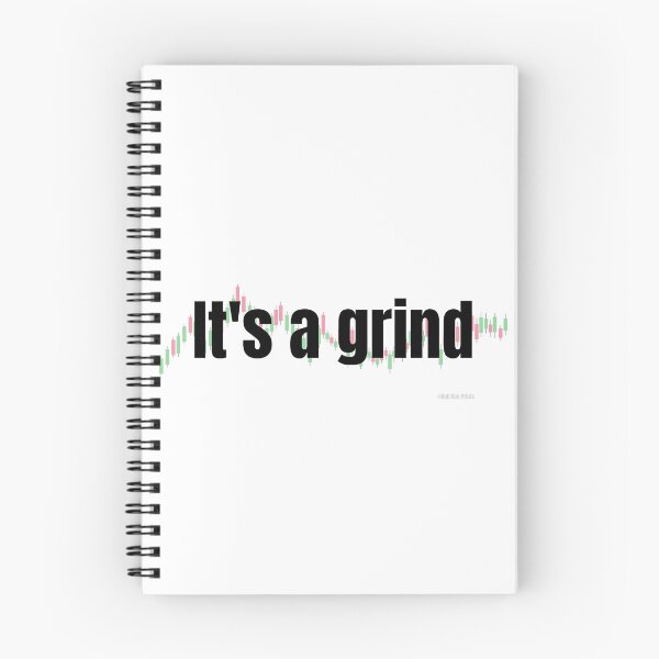 Item preview, Day trading-It's a Grind-crypto trading designed and sold by Bullrunprints.