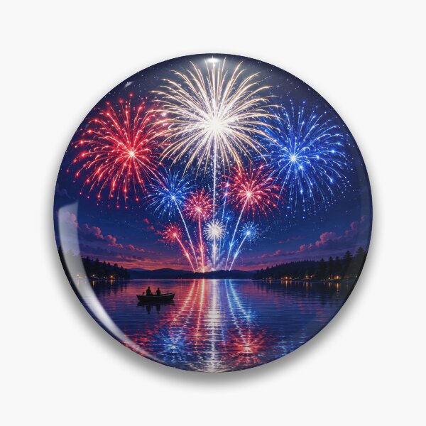 Item preview, Patriotic 4th of July Night Scene designed and sold by jgvisualarts.