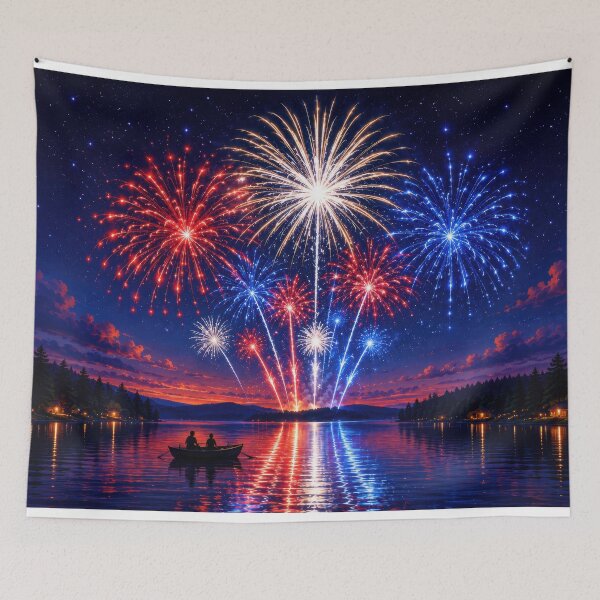 Item preview, Patriotic 4th of July Night Scene designed and sold by jgvisualarts.