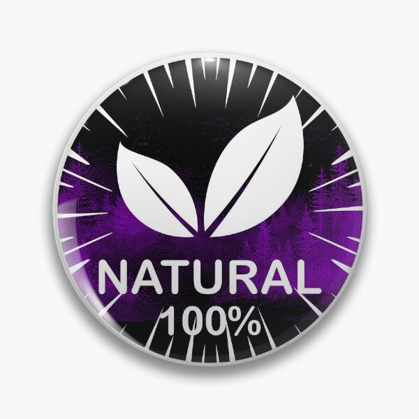 Item preview, Natural 100% Purple Nature Leaf Logo | Modern Botanical Minimalist Nature Design designed and sold by DervoTeck2767.