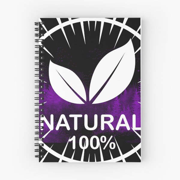 Item preview, Natural 100% Purple Nature Leaf Logo | Modern Botanical Minimalist Nature Design designed and sold by DervoTeck2767.