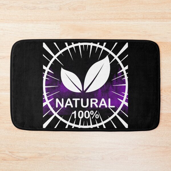Item preview, Natural 100% Purple Nature Leaf Logo | Modern Botanical Minimalist Nature Design designed and sold by DervoTeck2767.