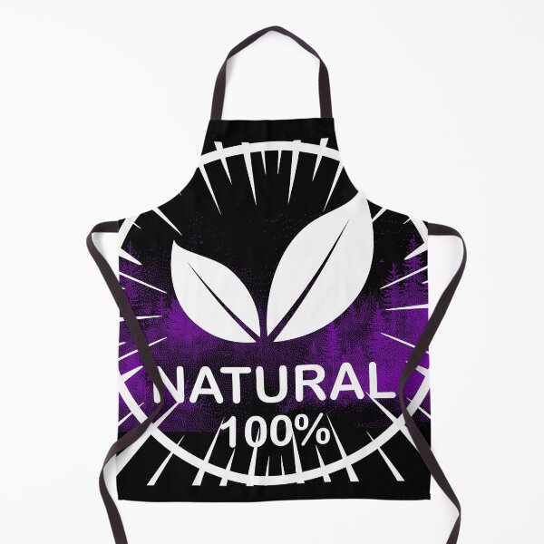 Item preview, Natural 100% Purple Nature Leaf Logo | Modern Botanical Minimalist Nature Design designed and sold by DervoTeck2767.