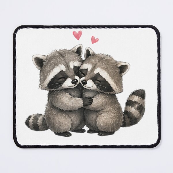 Item preview, Cute Raccoon Couple designed and sold by Northline Creative.