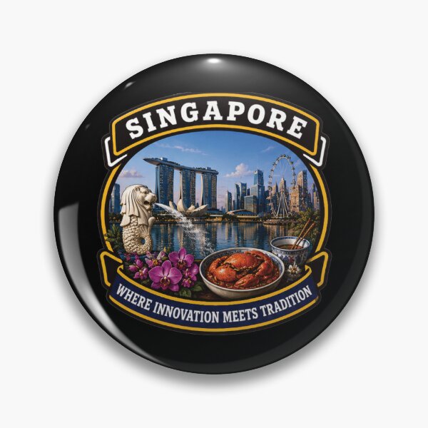 Item preview, Singapore – City of Gardens and Skylines designed and sold by GnuArt.