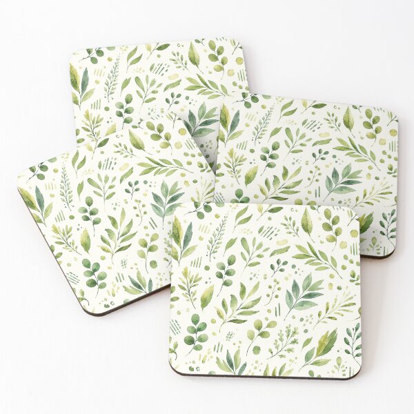 Item preview, Watercolor Green Leaf Pattern Phone Case for Girls | Botanical Leaves Journal for Students | Fresh Greenery Foliage Blanket for Mom | Botanical Leaf Tote Bag for Teachers designed and sold by VivaFy.