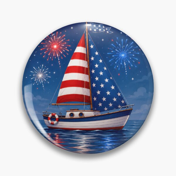 Item preview, 4th of July Nautical Art designed and sold by jgvisualarts.