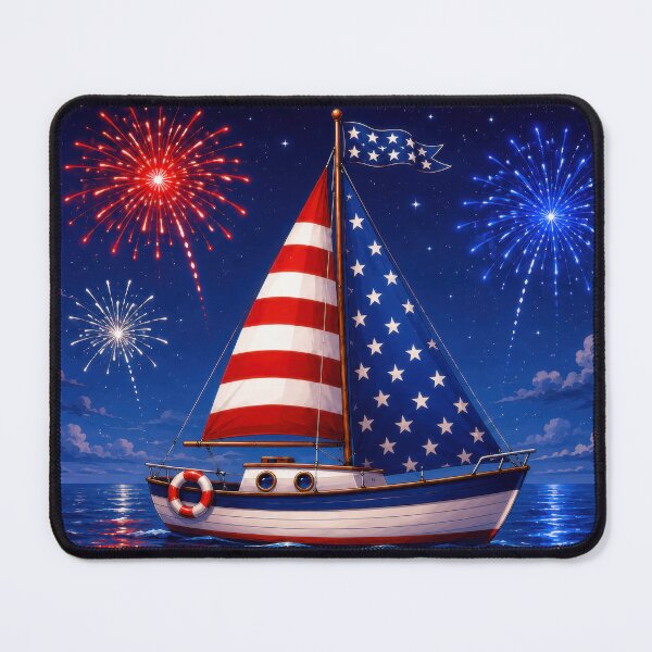 Item preview, 4th of July Nautical Art designed and sold by jgvisualarts.