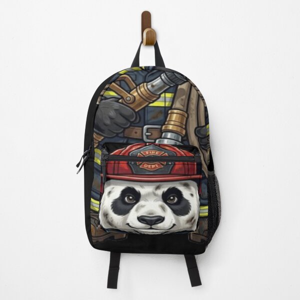 Item preview, Firefighter Panda Cute Professional Mascot Illustration designed and sold by DailySparks.