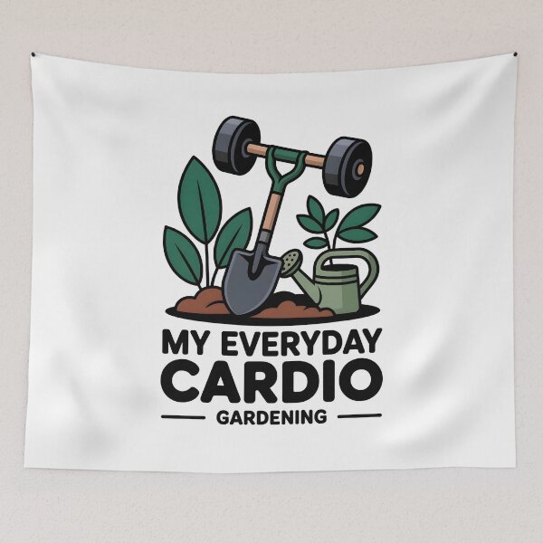 Item preview, My Everyday Cardio Is Gardening Funny Gardener designed and sold by AleksandraJac05.
