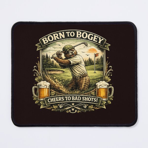 Item preview, Golf Born to Bogey designed and sold by EK-Studio.