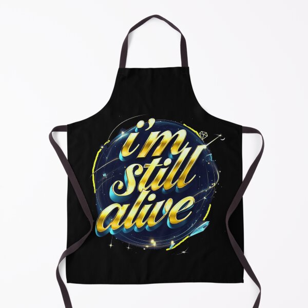 Item preview, I'm Still Alive - gold cursive designed and sold by Stefrait-7.