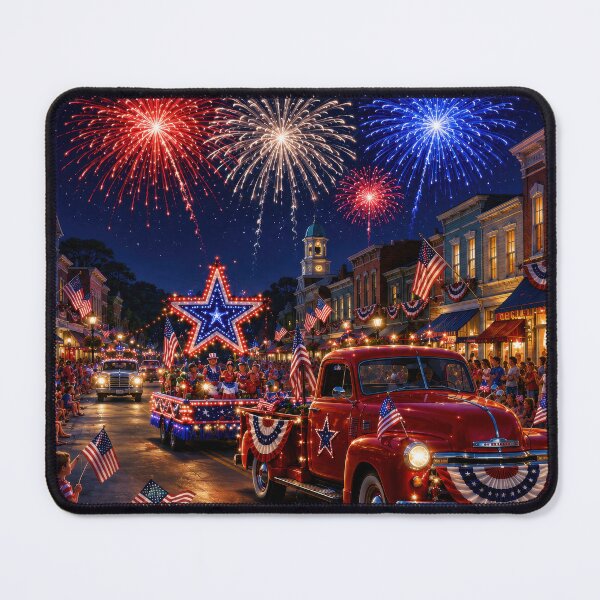 Item preview, Patriotic Red Truck designed and sold by jgvisualarts.